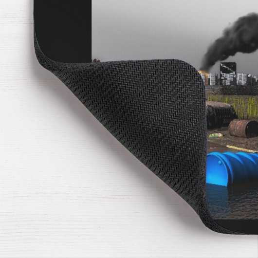 Koolstofvoetafdrukken - Antropoceen Muismat (Hoek)