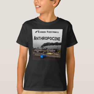 Koolstofvoetafdrukken - Antropoceen T-shirt