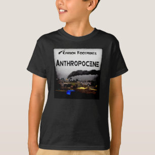 Koolstofvoetafdrukken - Antropoceen T-shirt
