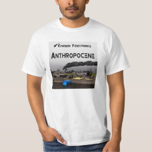 Koolstofvoetafdrukken - Antropoceen T-shirt