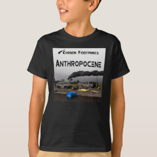 Koolstofvoetafdrukken - Antropoceen T-shirt