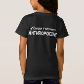 Koolstofvoetafdrukken - Antropoceen T-shirt (Achterkant)