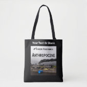 Koolstofvoetafdrukken - Antropoceen Tote Bag (Voorkant)
