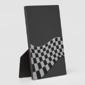 Koolstofvormer racegolfdecor fotoplaat (Zijkant)