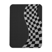 Koolstofvormer racegolfdecor magneet (Verticaal)