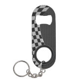Koolstofvormer racegolfdecor mini flessenopener (Voorkant)