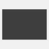 Koolstofzwart Inpakpapier Vel (Voorkant)