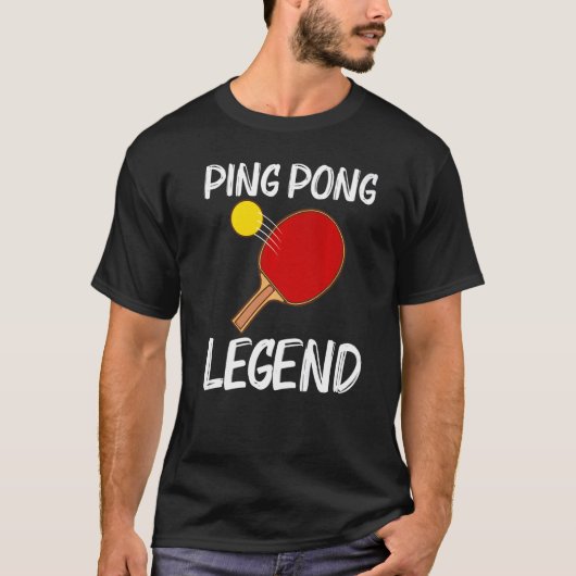 Kooltafels voor mannen - pingpongsport t-shirt (Voorkant)