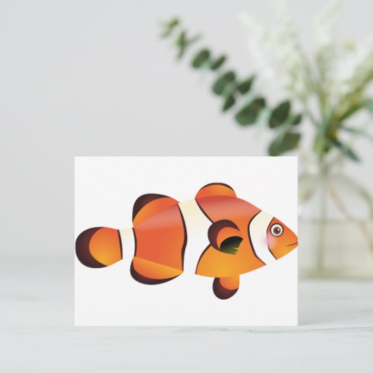 Koolvis Briefkaart (Staand voorkant)