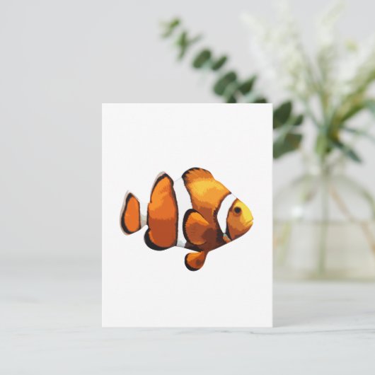 Koolvis Briefkaart (Staand voorkant)