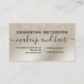 Koolvis glitter ivoor ombre goud klantenkaartje (Achterkant)