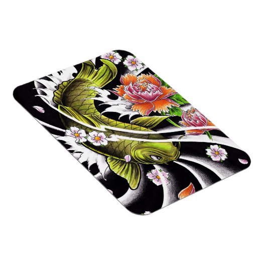 Koolvis, oraal japans zwarte inkt, gelukzali magneet (Rechterzijde)