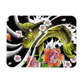 Koolvis, oraal japans zwarte inkt, gelukzali magneet (Horizontaal)