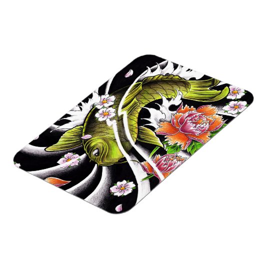 Koolvis, oraal japans zwarte inkt, gelukzali magneet (Linkerzijde)