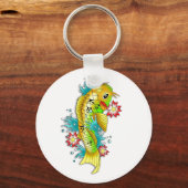 Koolvis, oraal japanse regenboogkopvis sleutelhanger (Voorkant)