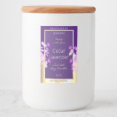 Koolvis - Paarse etiketten voor verpakkingsdoelein (Voorkant)