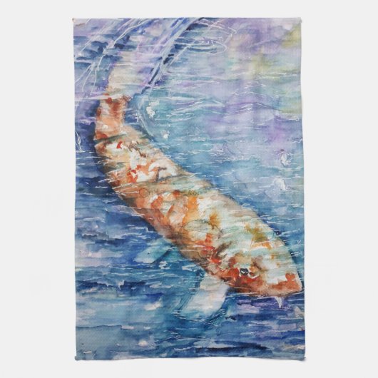 Koolvis Theedoek (Verticaal)