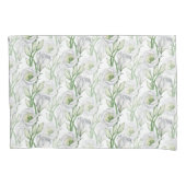 Koolvis wit floreel comfortabel kussensloop (Voorkant)