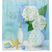 Koolvis, Zee, glas Douchegordijn (Voorkant)