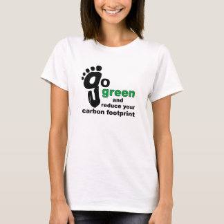 KOOLVOETAFDRUKKING T-SHIRT