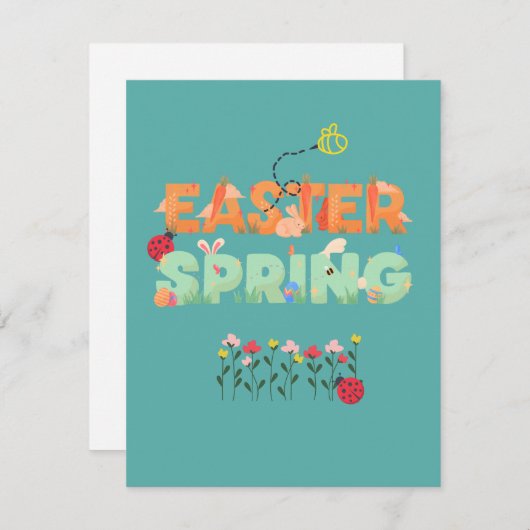 Koolvormend design, leuk design voor e-mail feestdagenkaart (Voorkant / Achterkant)