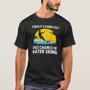 Koolwaterkiemen voor mannen Ski Skiers T-shirt