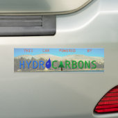 Koolwaterstoffen Bumpersticker (Op auto)