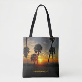 Koolwaterstrand Zonnezon Tote Bag (Voorkant)