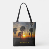 Koolwaterstrand Zonnezon Tote Bag (Achterkant)