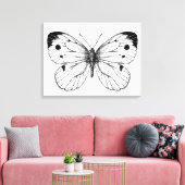 Koolwitje Canvas Afdruk (Insitu (Woonkamer))