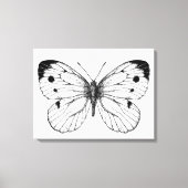 Koolwitje Canvas Afdruk (Voorkant)