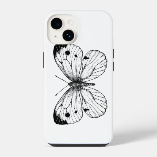 Koolwitje iPhone Hoesje (Achterkant)