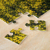 Koolzaadveld in het late avondlicht legpuzzel (Zijkant)