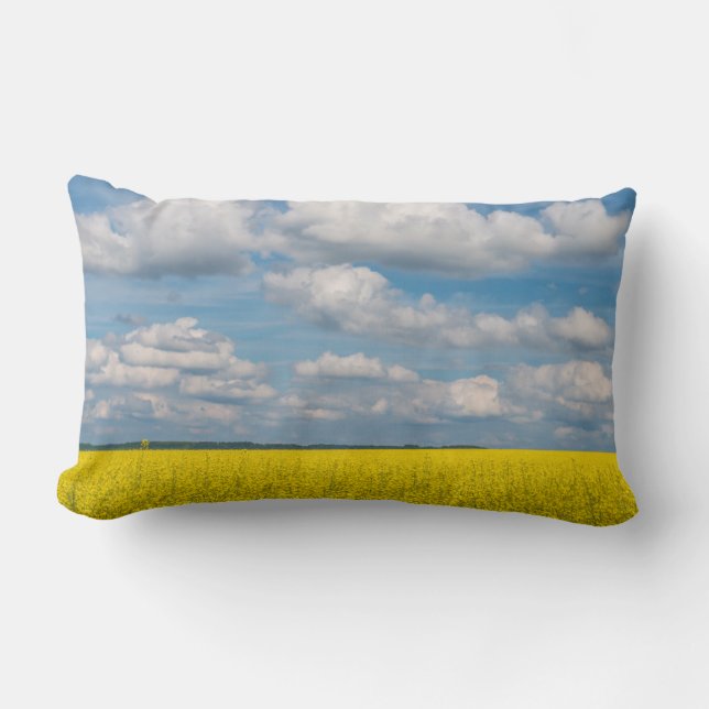 Koolzaakveld & Wolken Kussen (Voorkant)