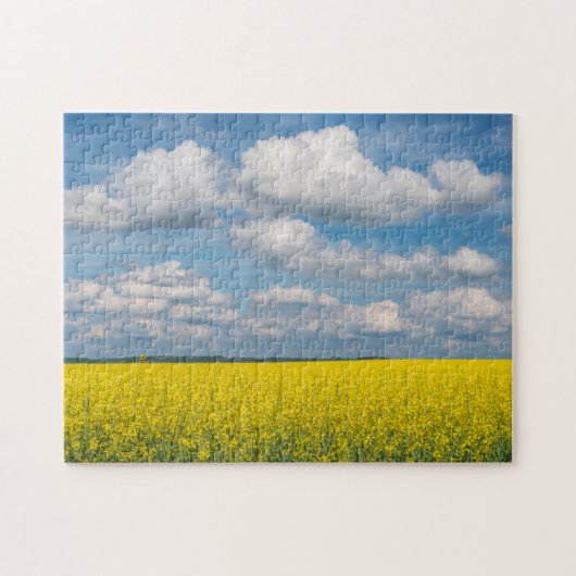 Koolzaakveld & Wolken Legpuzzel (Horizontaal)