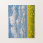 Koolzaakveld & Wolken Legpuzzel (Verticaal)