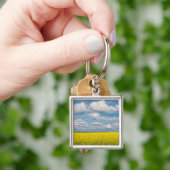 Koolzaakveld & Wolken Sleutelhanger (Hand)