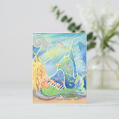 Koolzeesessies Briefkaart (Staand voorkant)