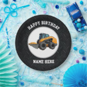 Koolzeug Steer Heavy Equipment Machinary Birthday Papieren Bordje (Feest)