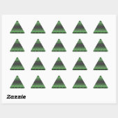 Koolzomertrendy neongroen grijs Aztec Sticker (Vel)