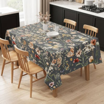 Koolzwart Boho-wildbloemen