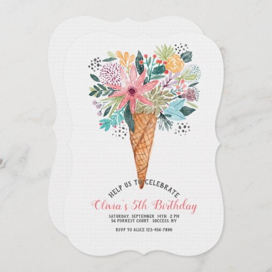 Koon met de Uitnodiging van de Bloemen (Voorkant / Achterkant)