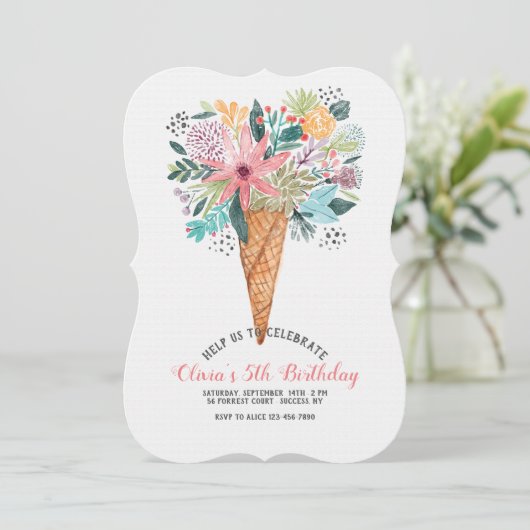 Koon met de Uitnodiging van de Bloemen (Staand voorkant)