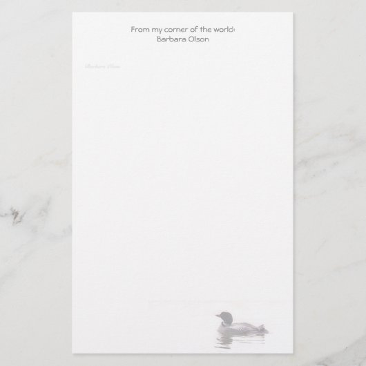 Koon papier: briefpapier (Voorkant)