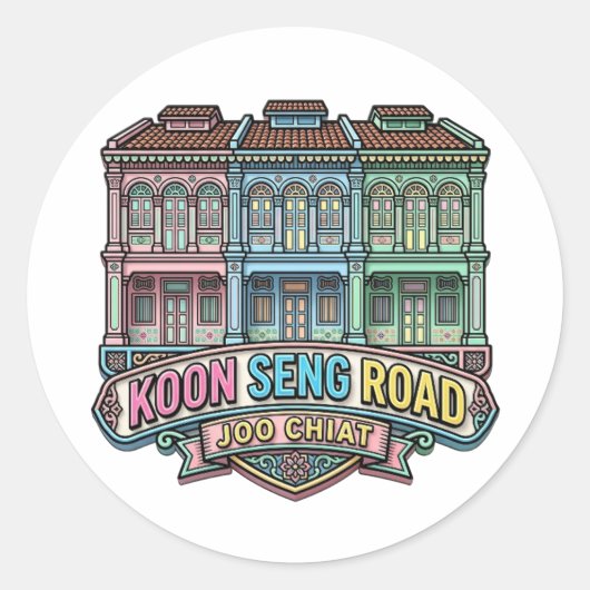 KOON SENGWEG RONDE STICKER (Voorkant)