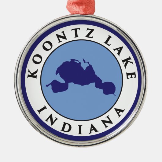 Koontz Lake, Indiana Metalen Ornament (Voorkant)