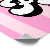 Koop 1 Krijg 1 Kosteloos Verkoopteken, Roze BOGO S Poster (Hoek)