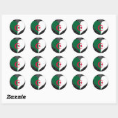 Koop Algerije Vlag Ronde Sticker (Vel)