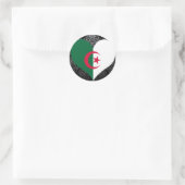 Koop Algerije Vlag Ronde Sticker (Tas)