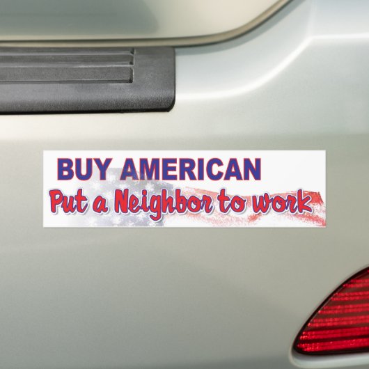 koop American 3 Bumpersticker (Op auto)